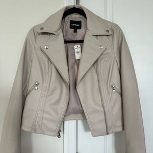 Express faux leather jacket